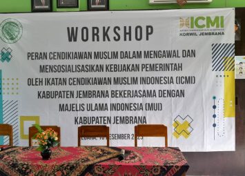 Workshop Oleh Ikatan Cendikiawan Muslim Indonesia (ICMI) Kabupaten Jembrana bekerjasama dengan MUI Kabupaten Jembrana. dengan tema Peran Cendikiawan Muslim dalam mengawal dan mensosialisasikan kebijakan pemerintah